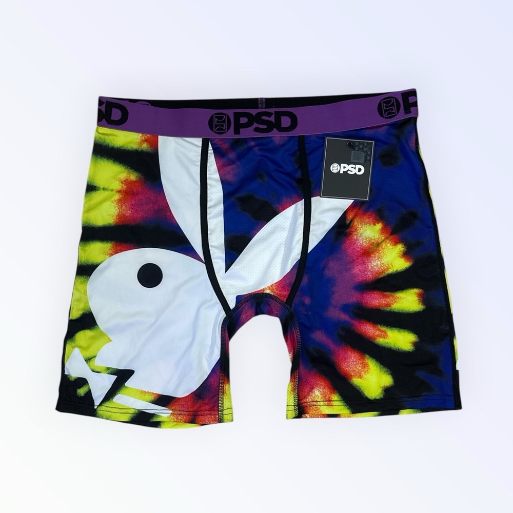 PSD x Playboy "PB Neon Dye"‎ Men's Boxer Brief Size XL NWT